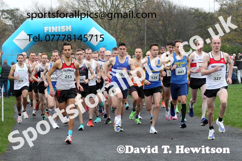 Senior Mens and Womens 2021 Heaton Memorial 10k Road Race, Town Moor, Newcastle. Photo: David T. Hewitson/Sports for All Pics